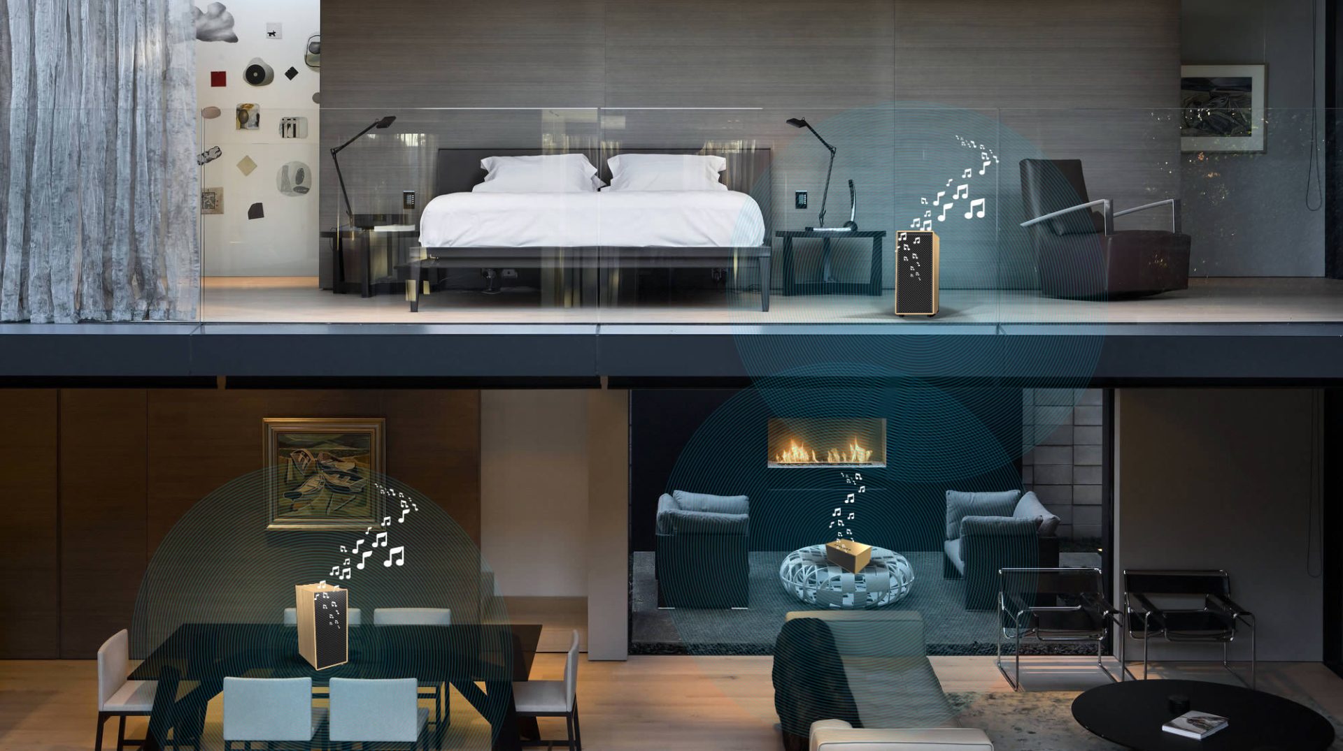 multiroom audio system illustration - Multimedia Tech