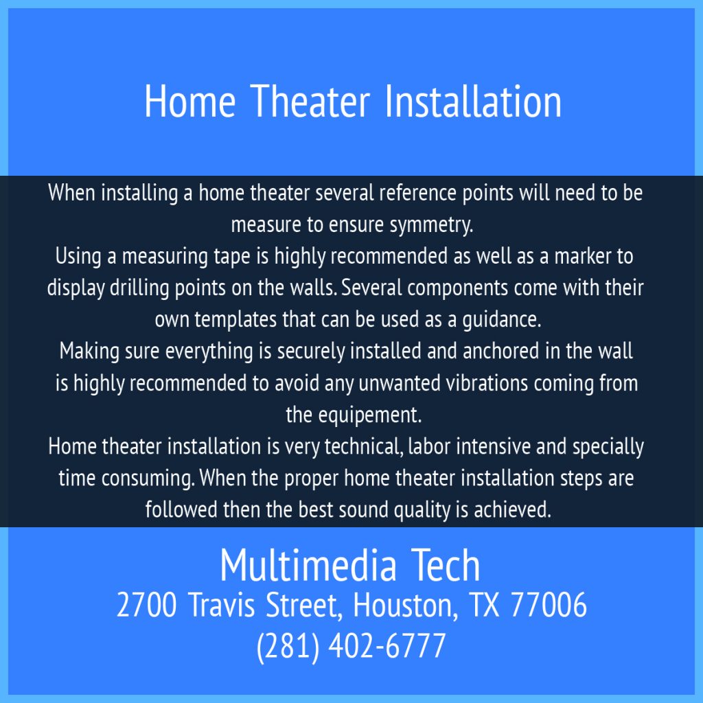 Home Theater Installation TV Installation Tips Multimedia Tech