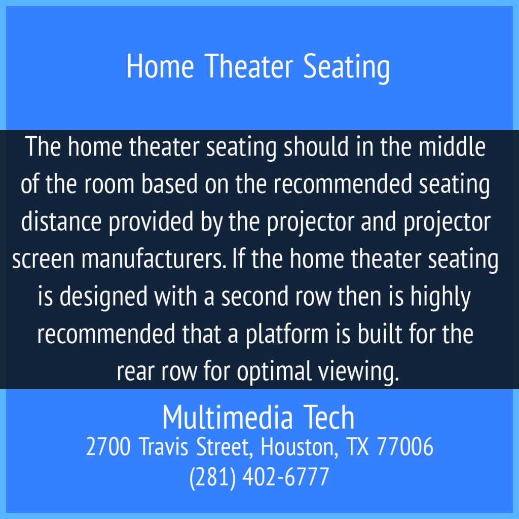 Home Theater Seating Multimedia Tech