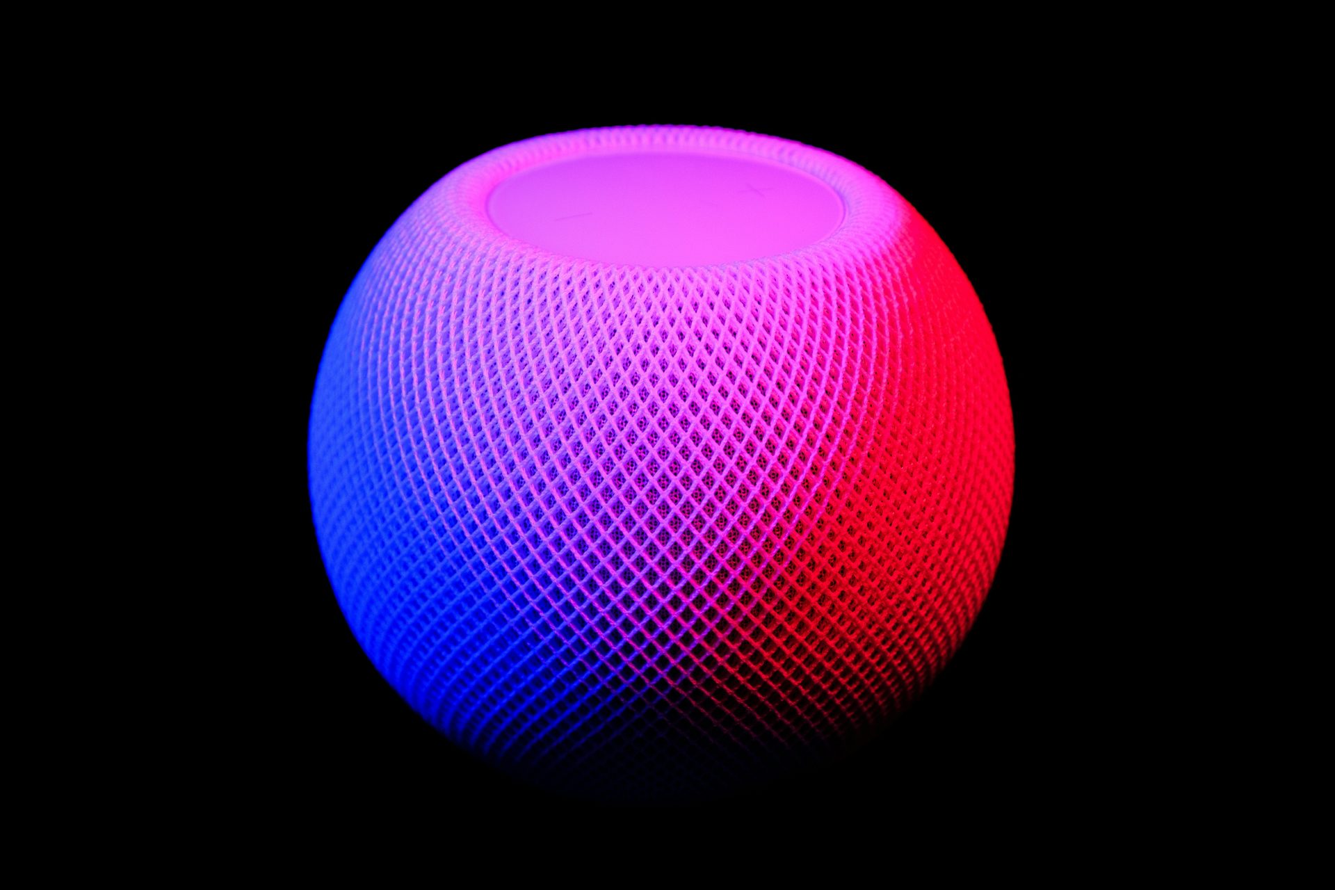 a colored smart speaker